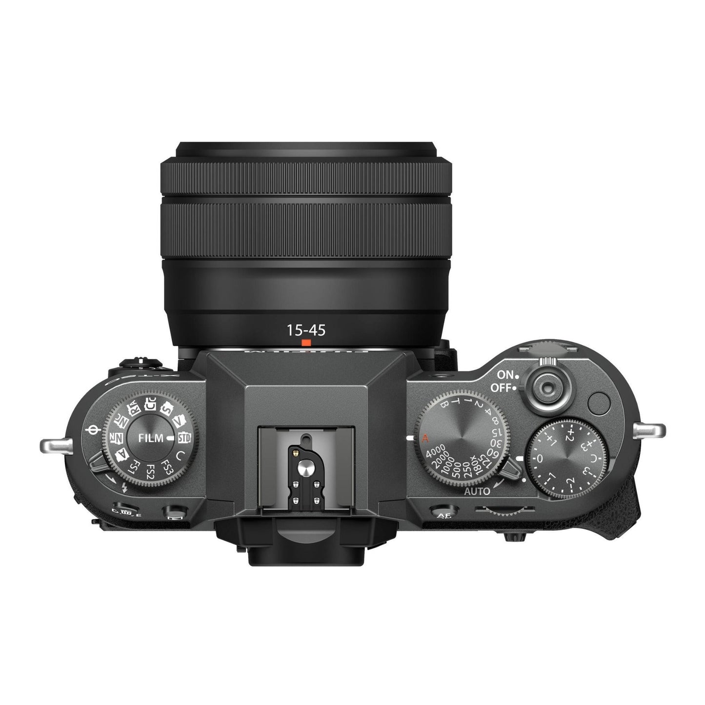 FUJIFILM X-T50 Mirrorless Camera (Charcoal Silver) with XC 15-45mm f/3.5-5.6 Lens (Black)