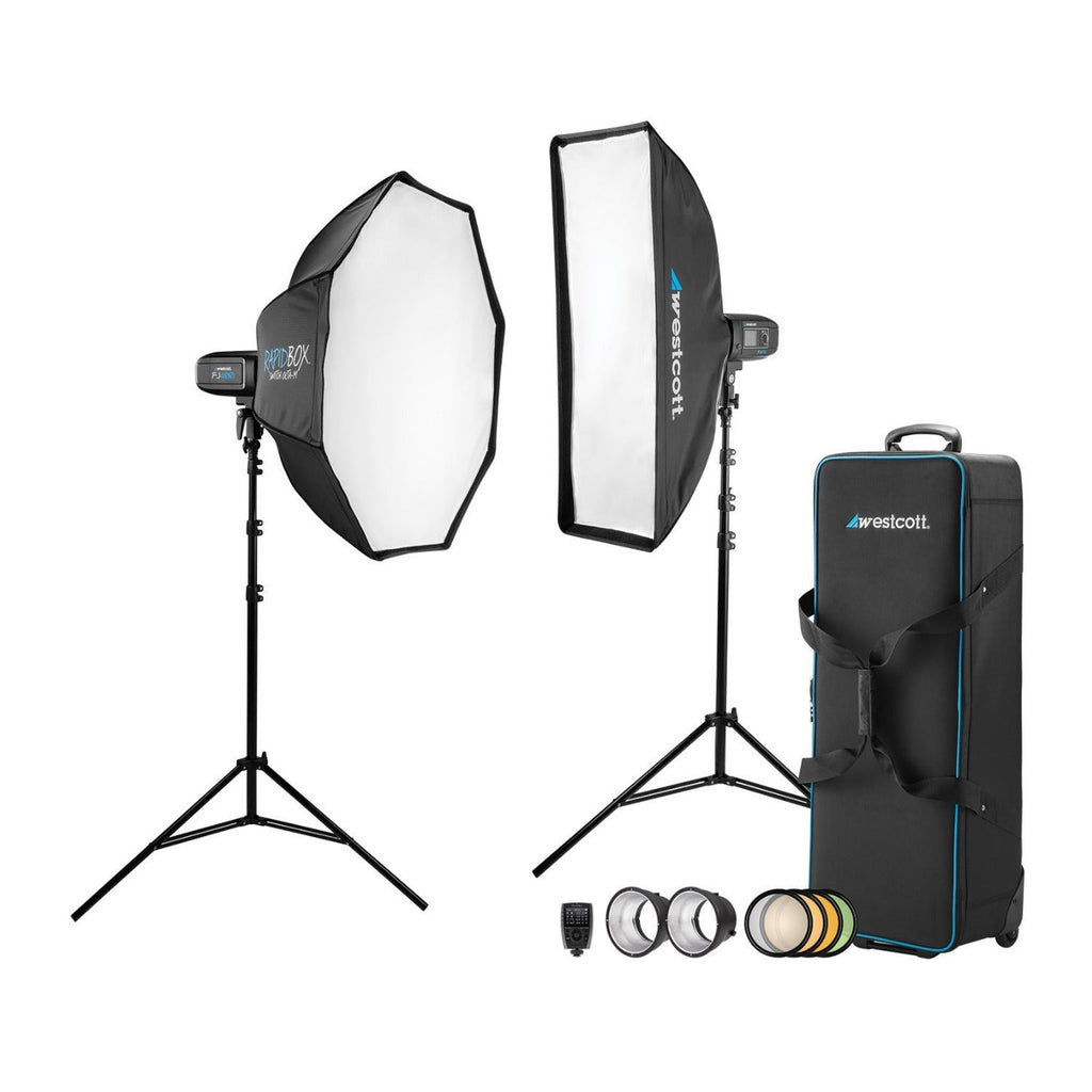 Westcott FJ400 Strobe 2-Light Location Kit with FJ-X3 S Wireless Trigger