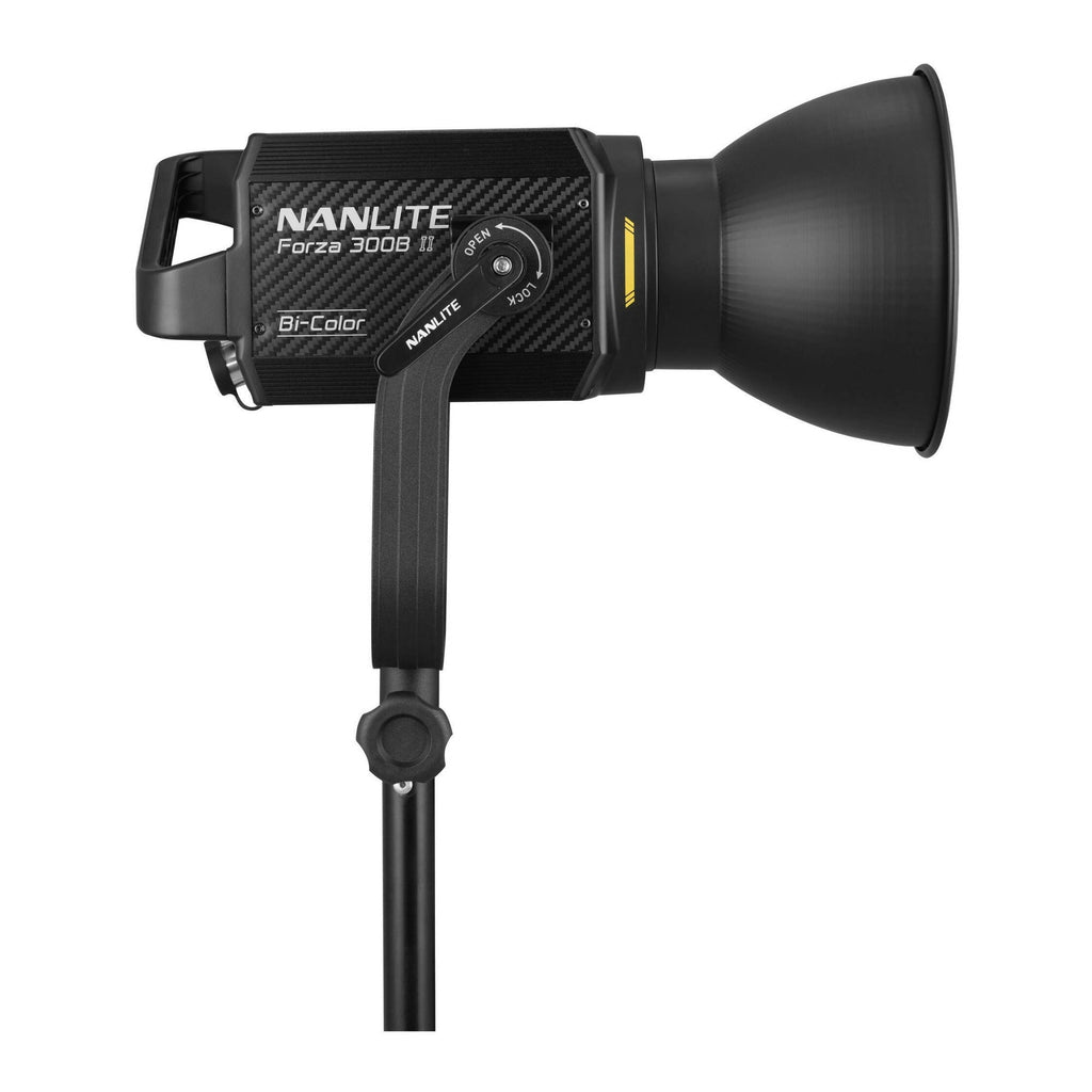 Nanlite Forza 300B II Spotlight with Nanlite Rapid 90 Parabolic Softbox Bundle