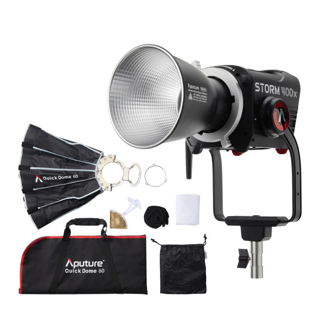 Aputure STORM 400x (V-Mount) (US) Bundle with 24-Inch Softbox and Carrying Bag