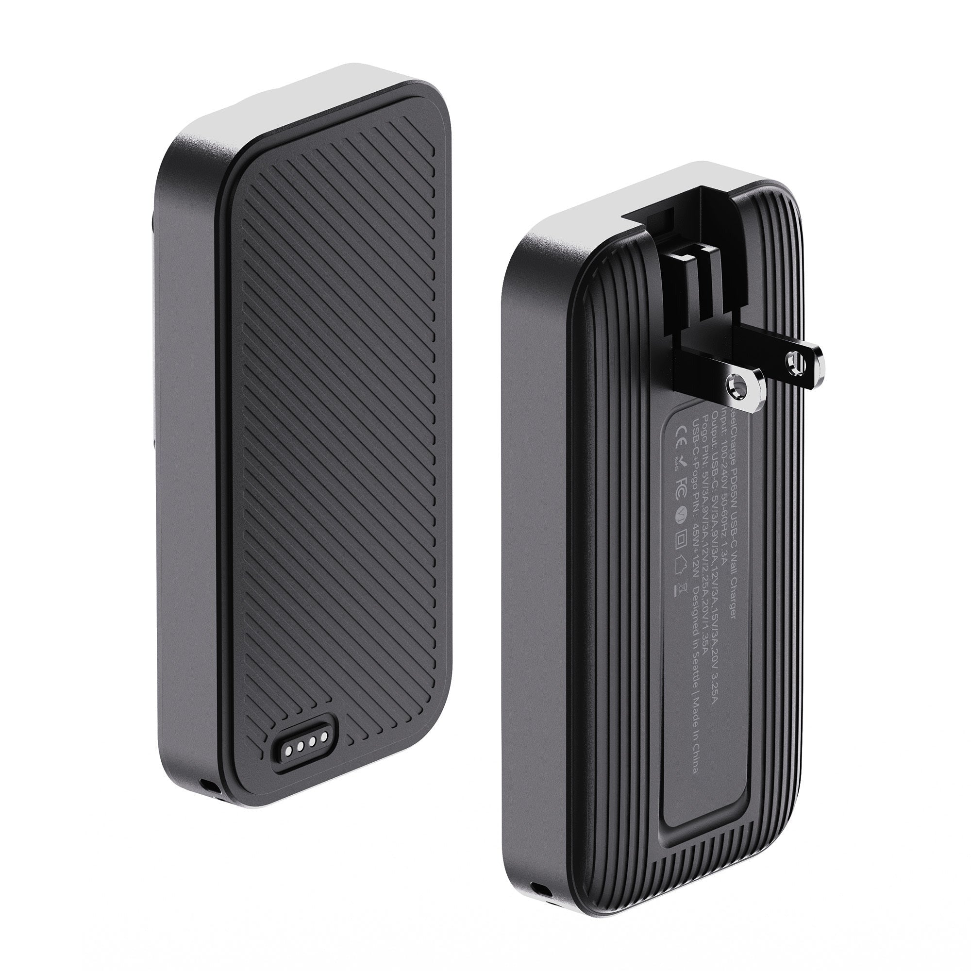 ReelCharge 5,000 mAh 65W Power Bank Fusion 5K (Black)