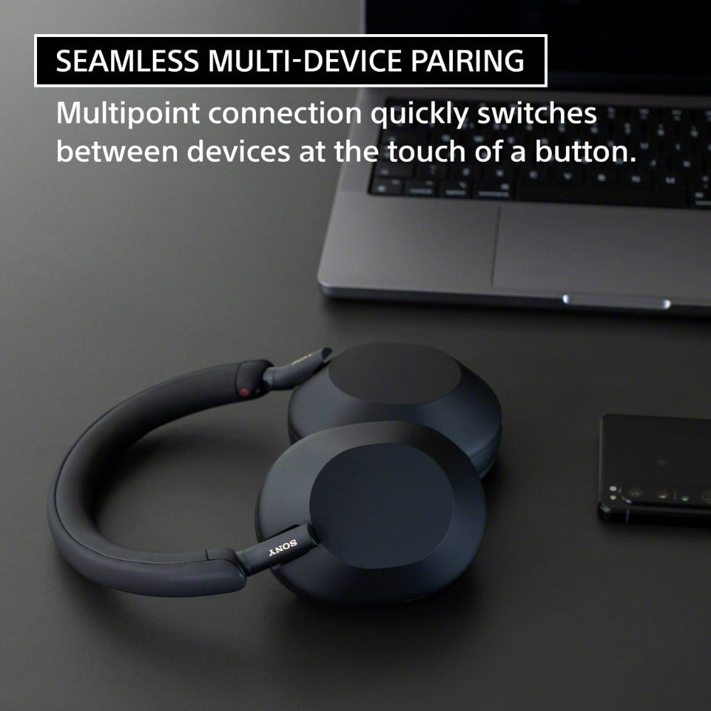 Sony WH-1000XM5 Over-Ear ANC Headphones w/ Truly Wireless Earbuds Bundle (Black)