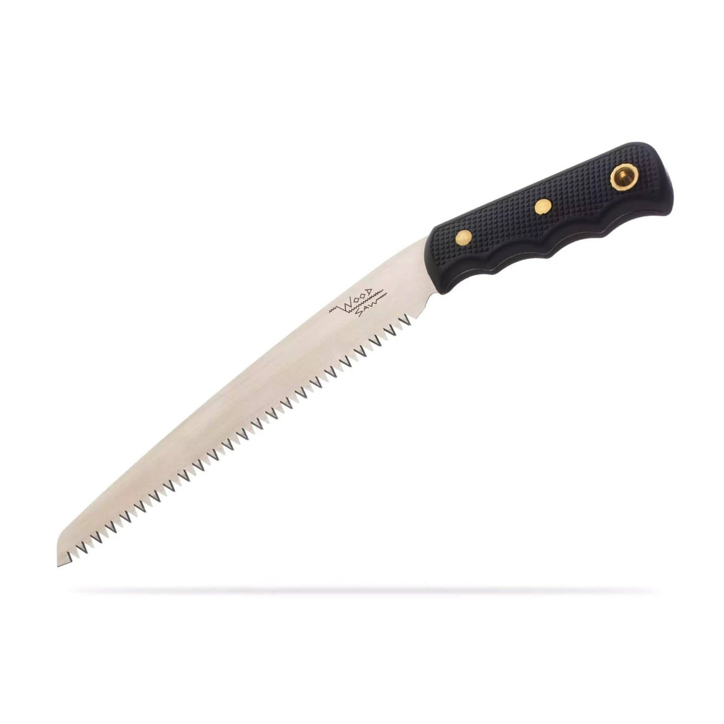 Knives of Alaska 13-Inch Wood Saw with Leather Sheath (Black)