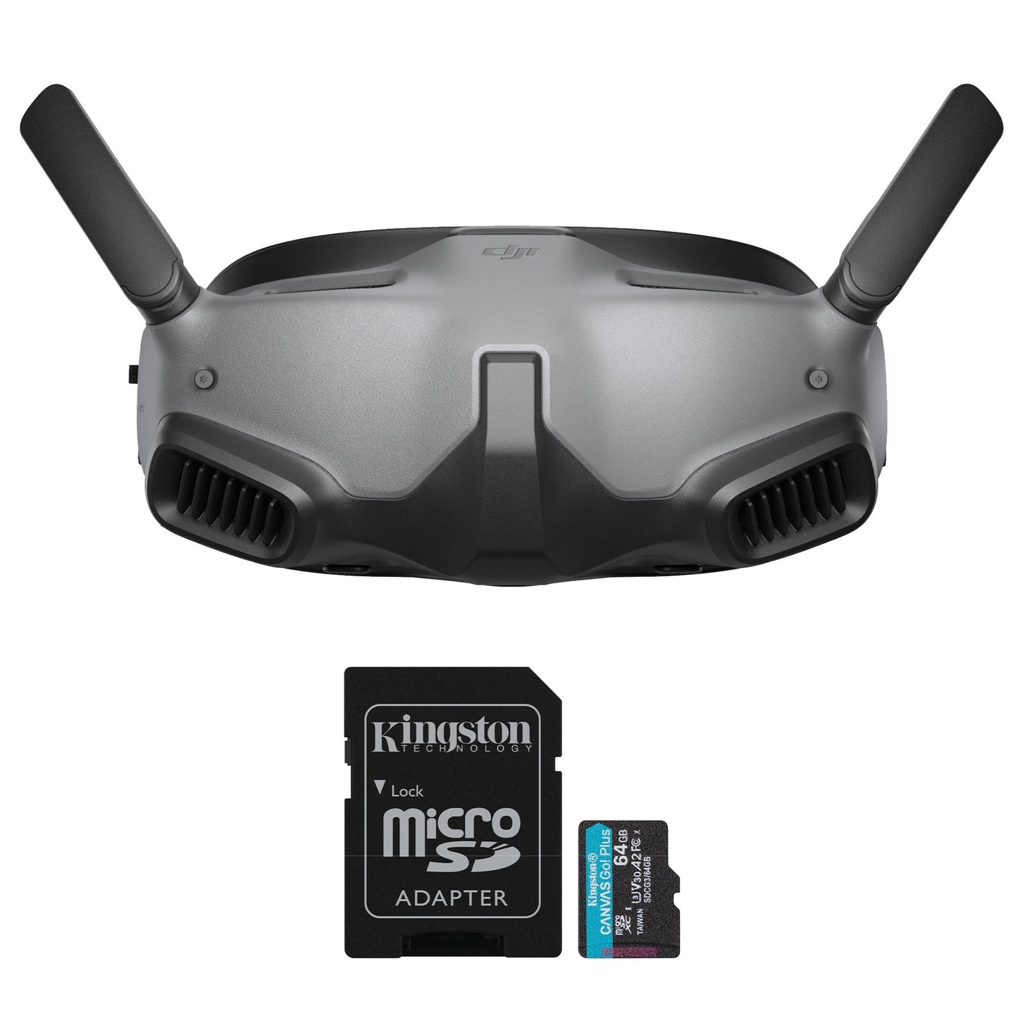DJI Goggles Integra with 64GB MicroSDXC Card Bundle - Goggles with Two 100Hz HD Micro-OLED Displays