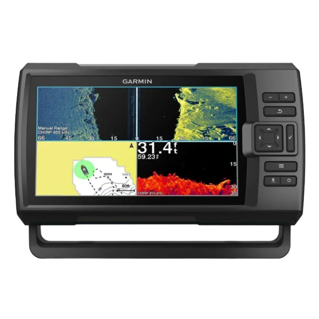 Garmin STRIKER Vivid 9sv 9-Inch Split-Screen Zoom Fishfinder with Accessories Bundle