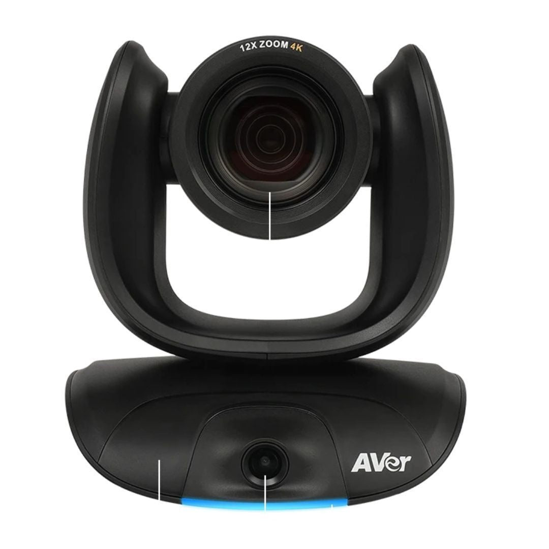 AVer CAM550 4K Dual Lens Video Conferencing Camera with AI Technology and 12x Optical Zoom (Black)