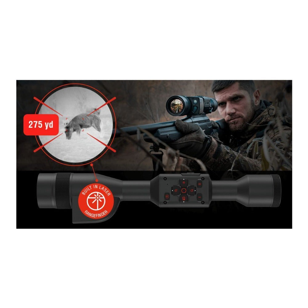 ATN ThOR 5 LRF 3-12x 320x240 Smart HD Thermal Rifle Scope Bundle
