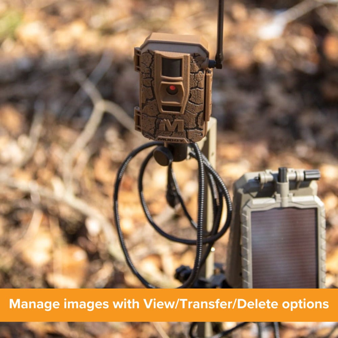 Muddy Dual Camera Ground Mount with Threaded Receiver (Black, 2-Pack) with SD Card Reader Bundle