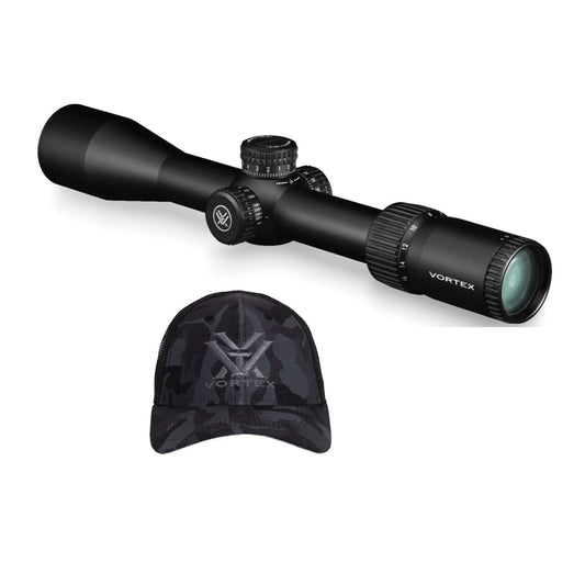 Vortex Diamondback 4-16x44 Riflescope (EBR-2C MOA Reticle) with Hat