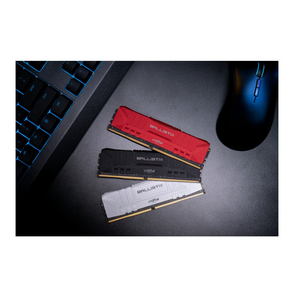 Crucial Ballistix CL15 UDIMM 32GB DDR4-3000 Gaming Memory Kit (2 x 16GB, Black)
