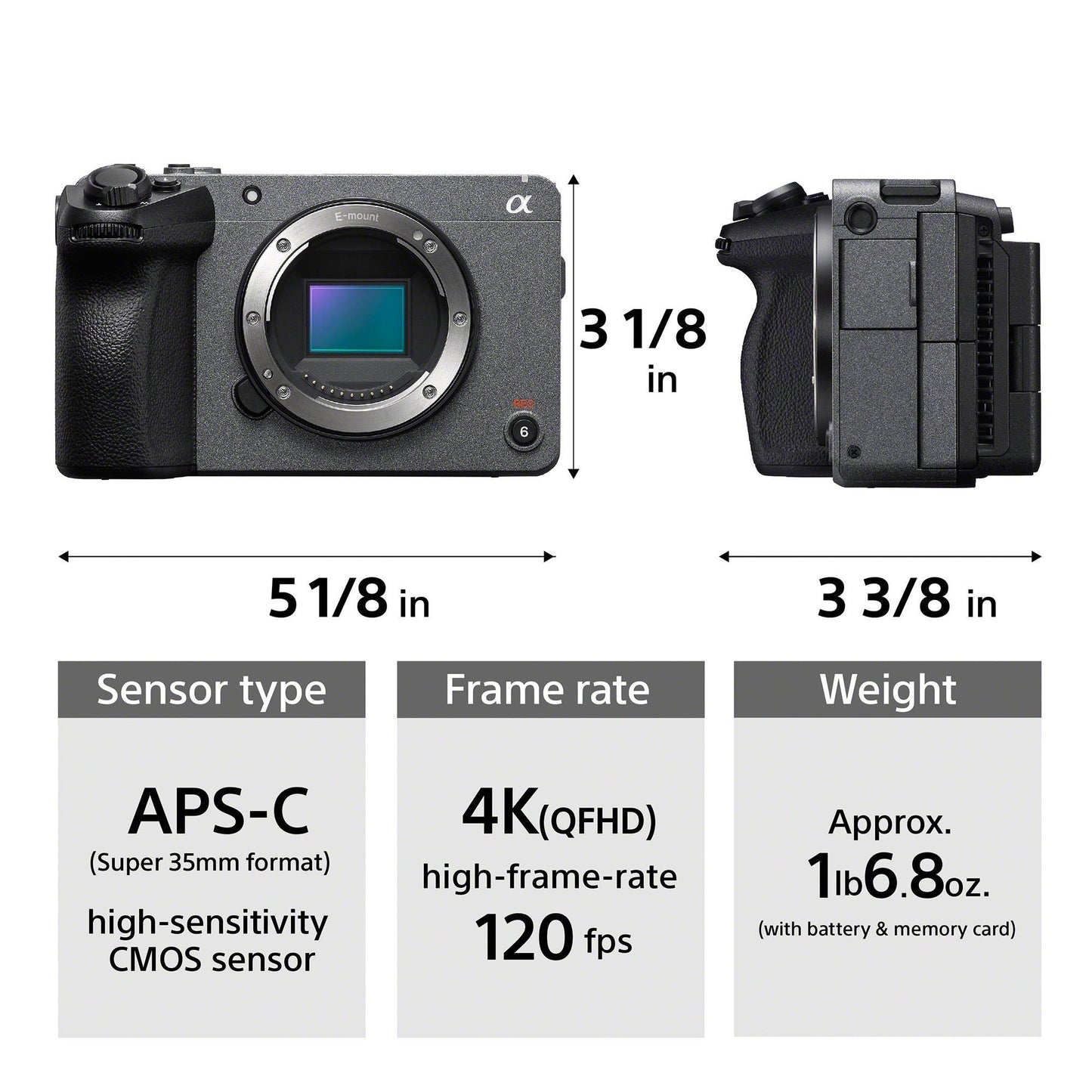 Sony FX3A Full-Frame Cinema Camera with 16-35mm f/2.8 GM Lens Bundle