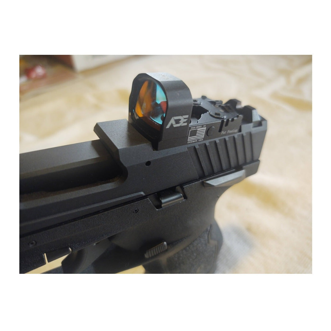 ADE Advanced Optics NUWA Red Dot with Top Battery Loading System (Black)