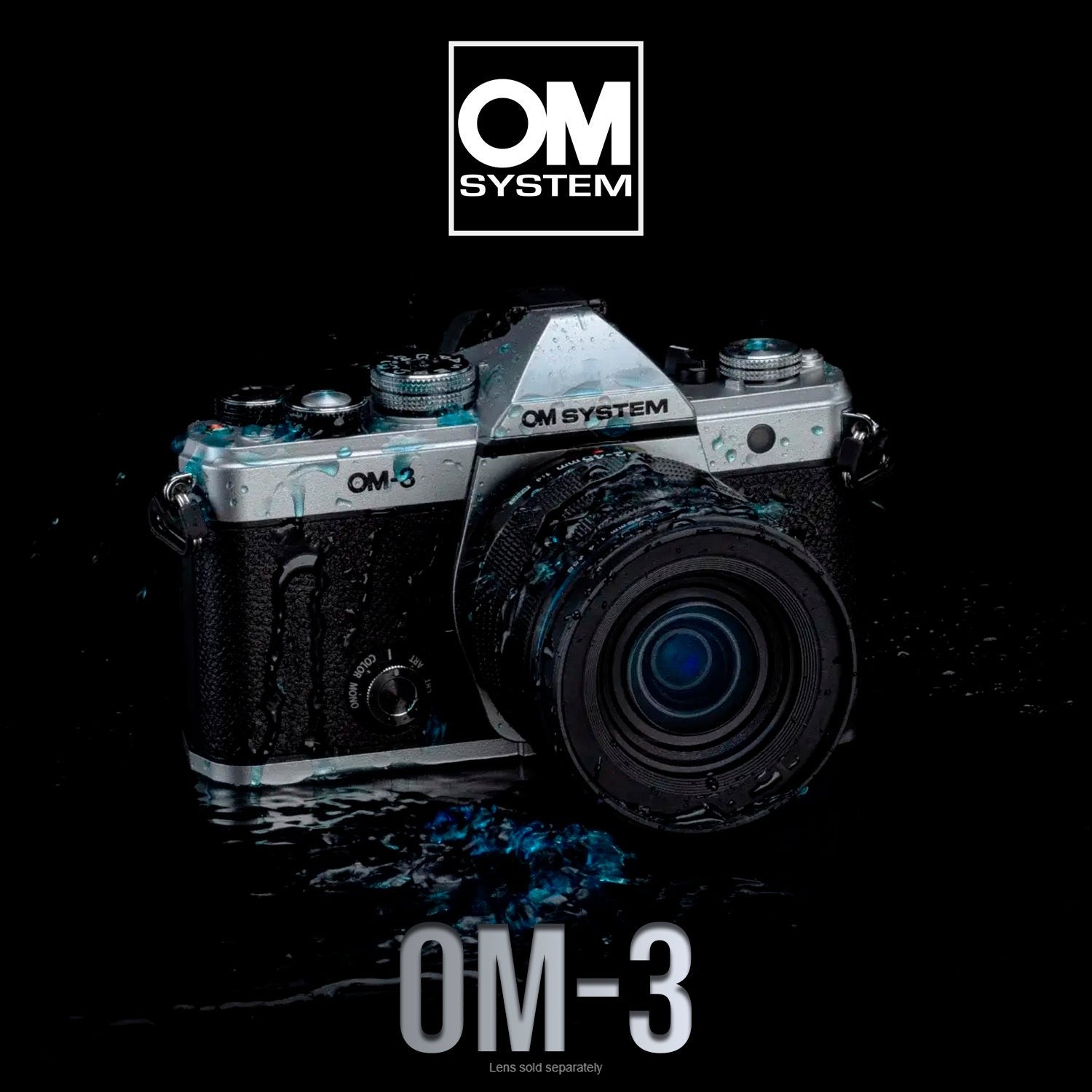 OM SYSTEM Om-3 Mirrorless Micro Four Thirds Lens System Camera and 25mm F1.8 II Lens Bundle