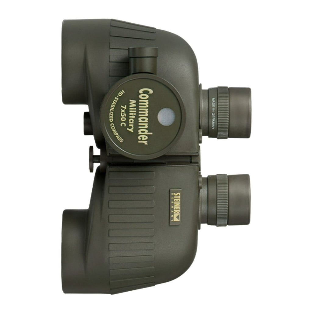 Steiner Optics 7x50 Military M750rc Binoculars with Illuminated HD Stabilized Compass and Auto Focus