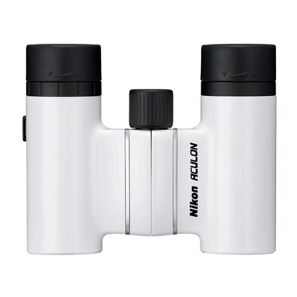 Nikon ACULON T02 8x21 Binoculars, Turn-and-Slide Eyecups (White) (Certified Refurbished)