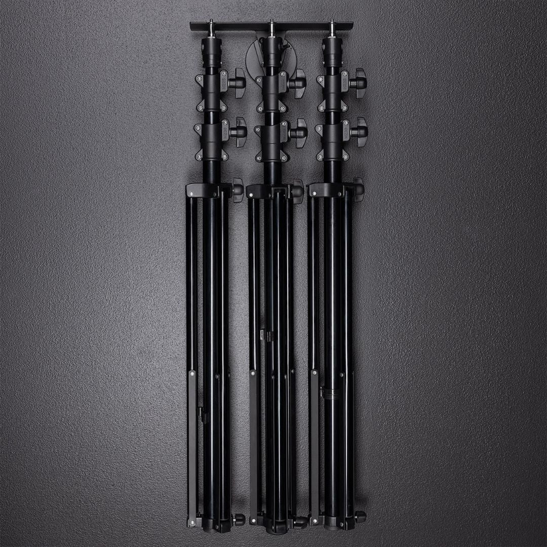 Westcott Float Wall Mount Light Stand Hanger by Lindsay for 3 Light Stands