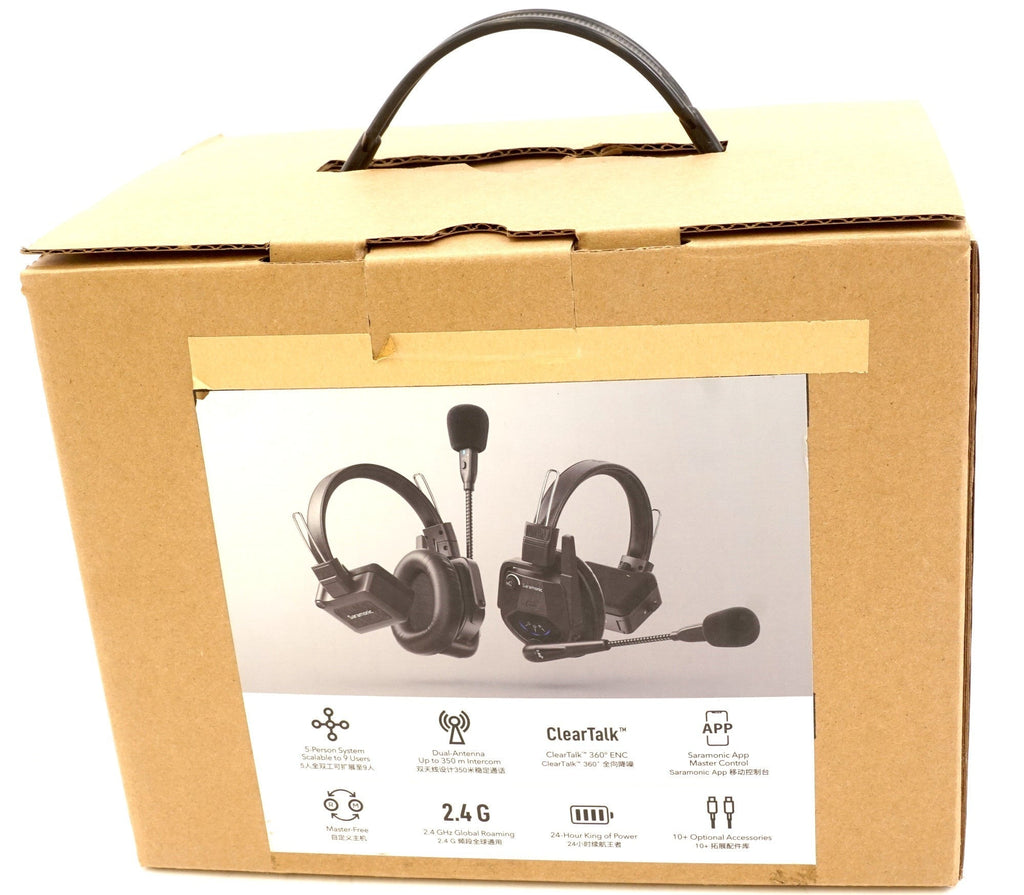 Saramonic WiTalk9 SE-2S 2-Person Full-Duplex Wireless Intercom System (2.4 GHz) (Used)