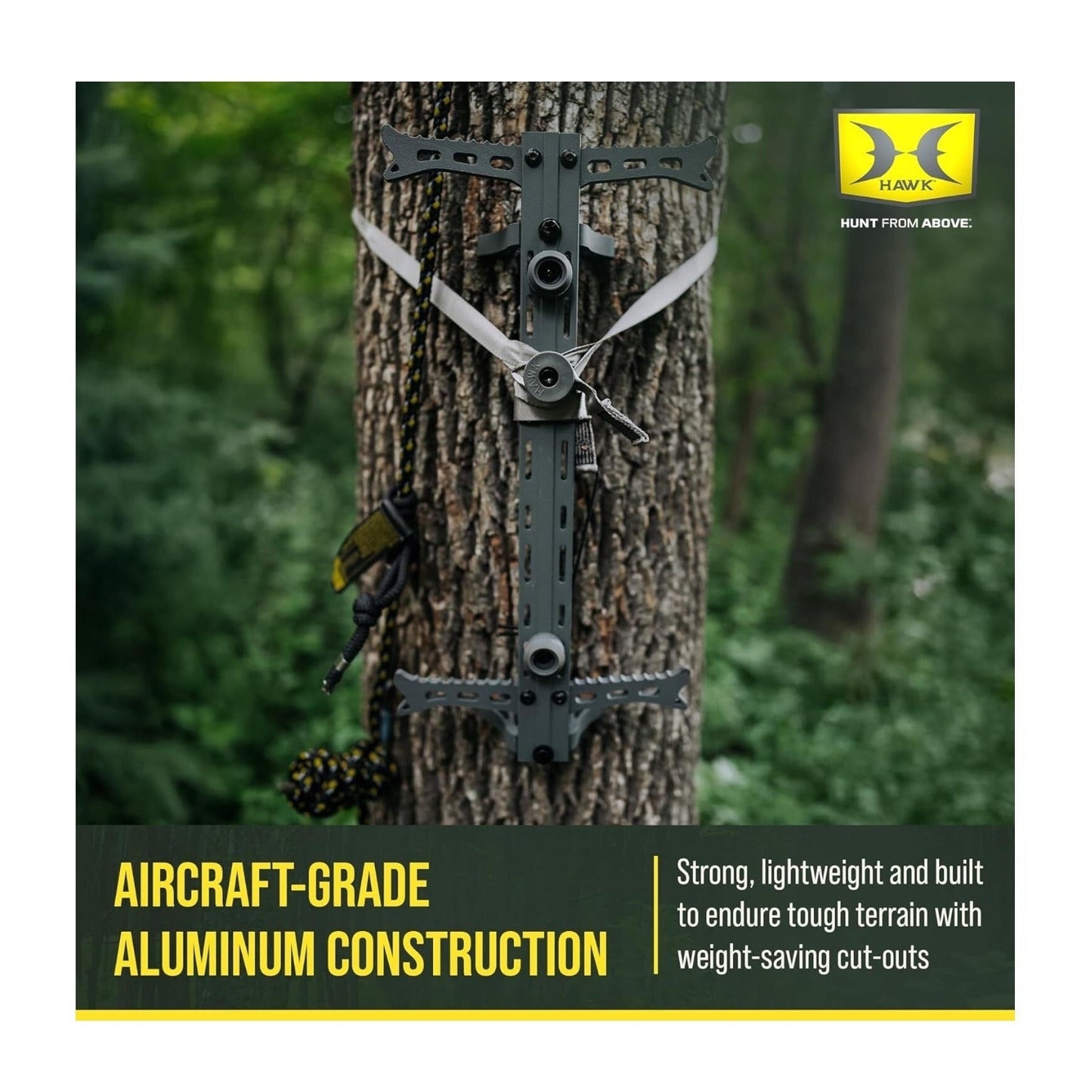 Hawk Helium 20-Inch Aluminum Tree Stand Climbing Stick Gen 2 (1-Pack)