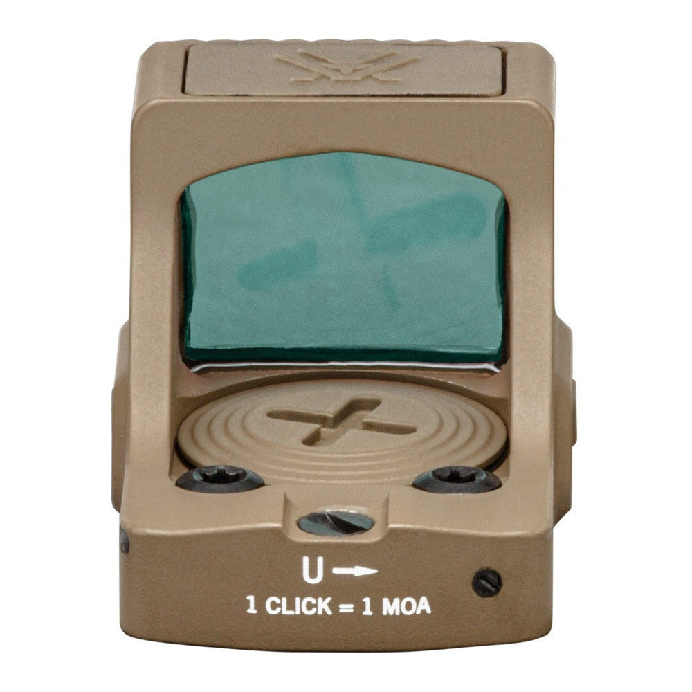 Vortex Defender - CCW 3 MOA Micro Red Dot with 10 Brightness Settings (Tan)