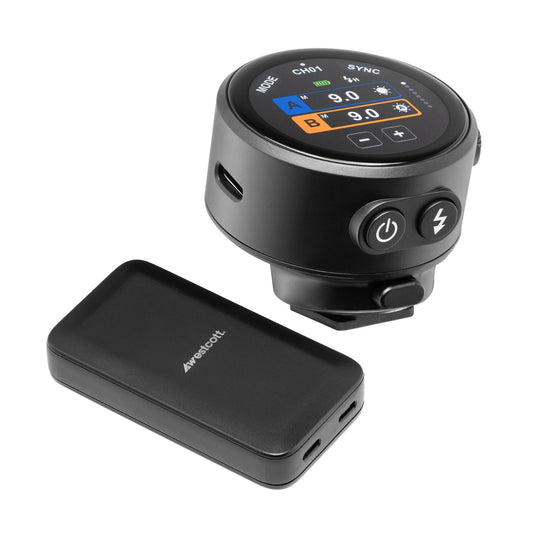 Westcott FJ-T1 S Touchscreen Wireless Trigger Sony Camera Bundle with 65W Dual USB-C Fast Charger