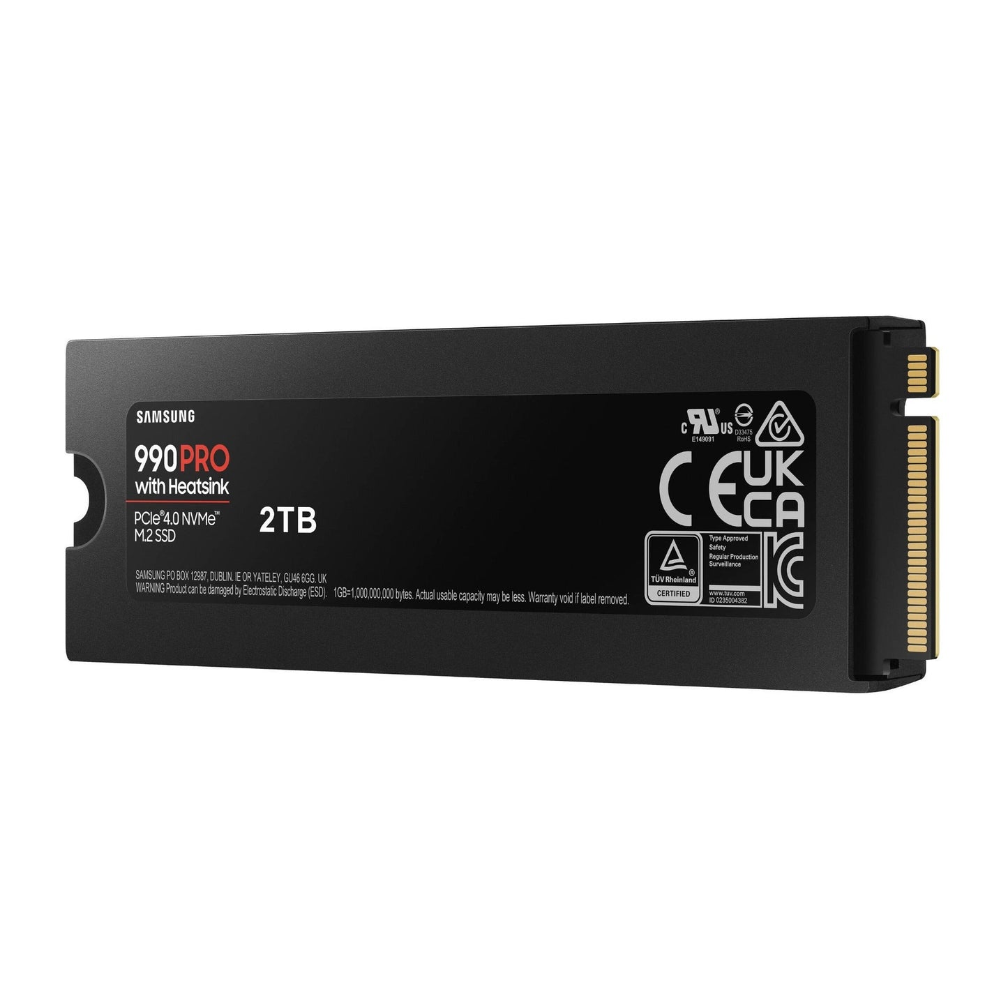 Samsung 2TB 990 PRO PCIe 4.0 x4 M.2 Internal SSD with Heatsink