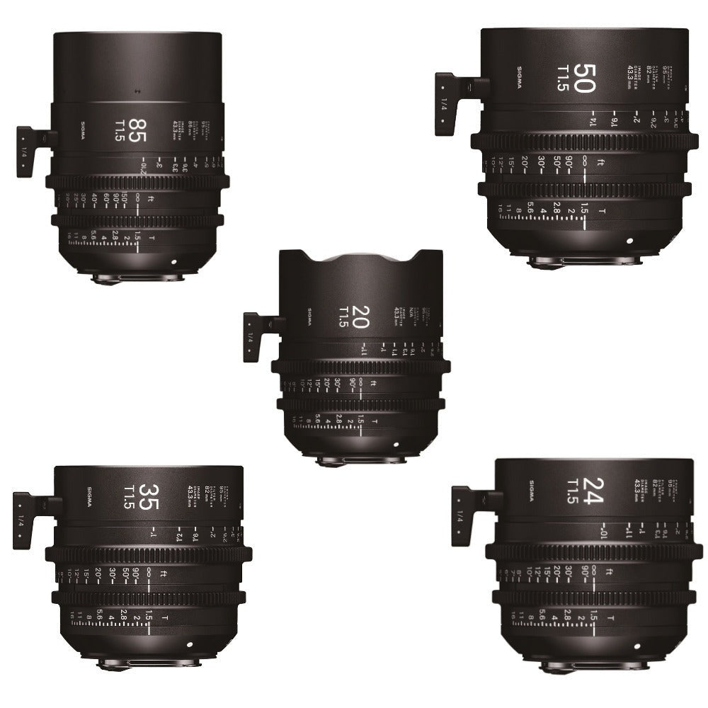 Sigma 5 Cine Lens Kit for Sony E Mount with Case