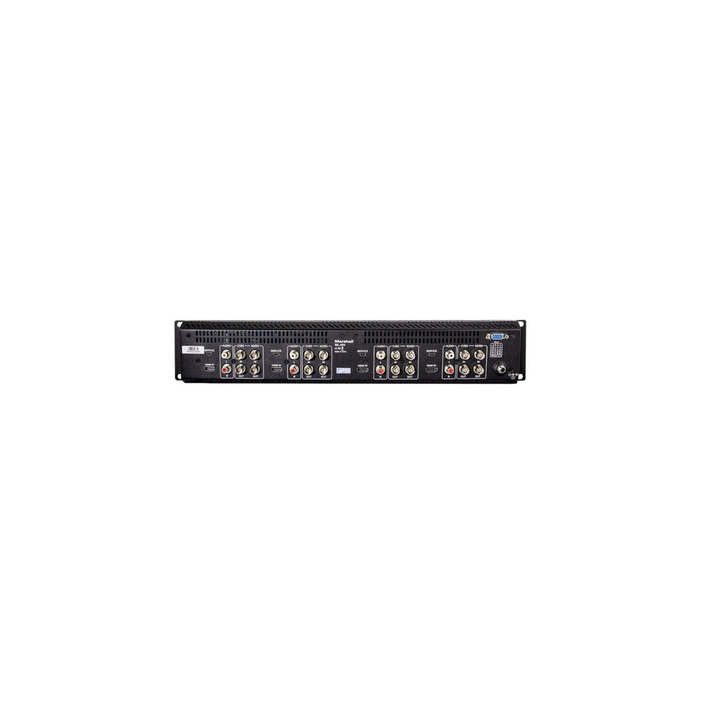 Marshall Electronics Quad 4.5-Inch Rackmountable Monitor with 3G-SDI, HDMI