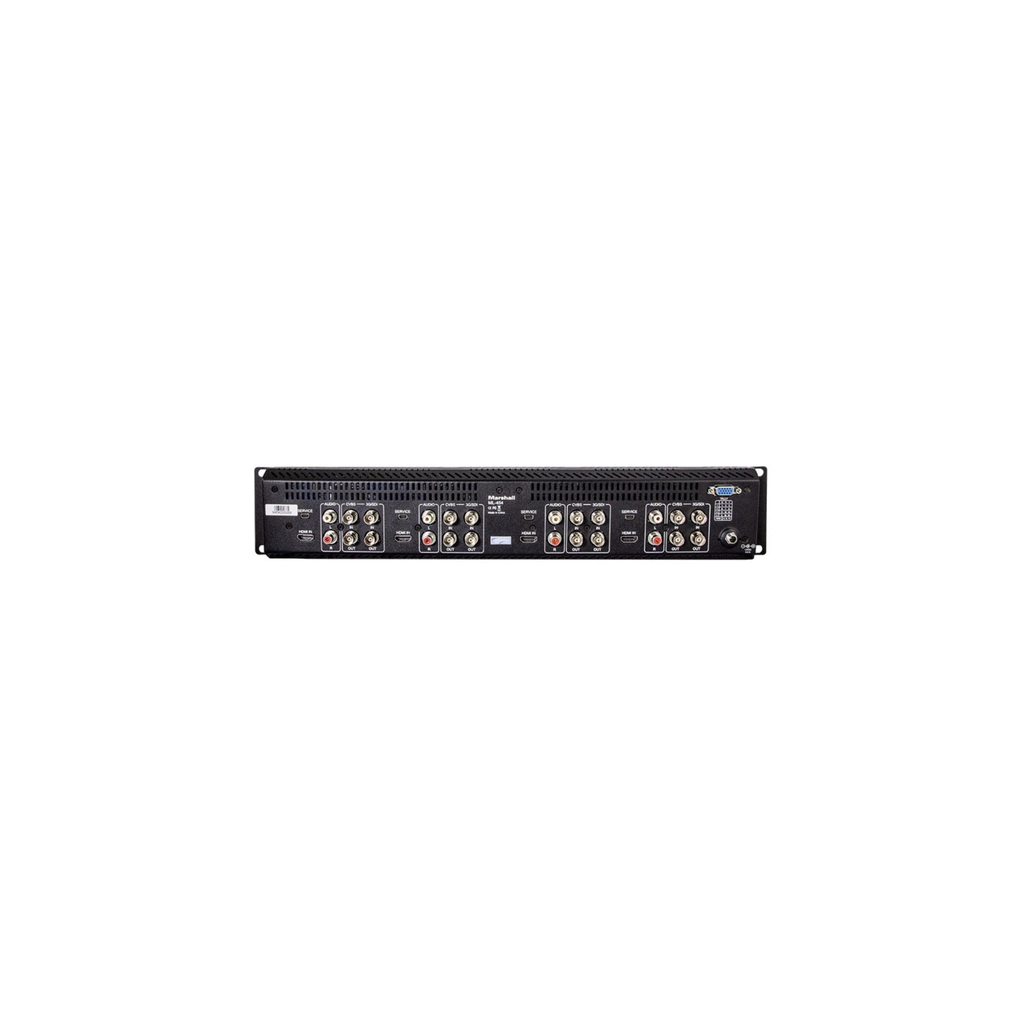 Marshall Electronics Quad 4.5-Inch Rackmountable Monitor with 3G-SDI, HDMI