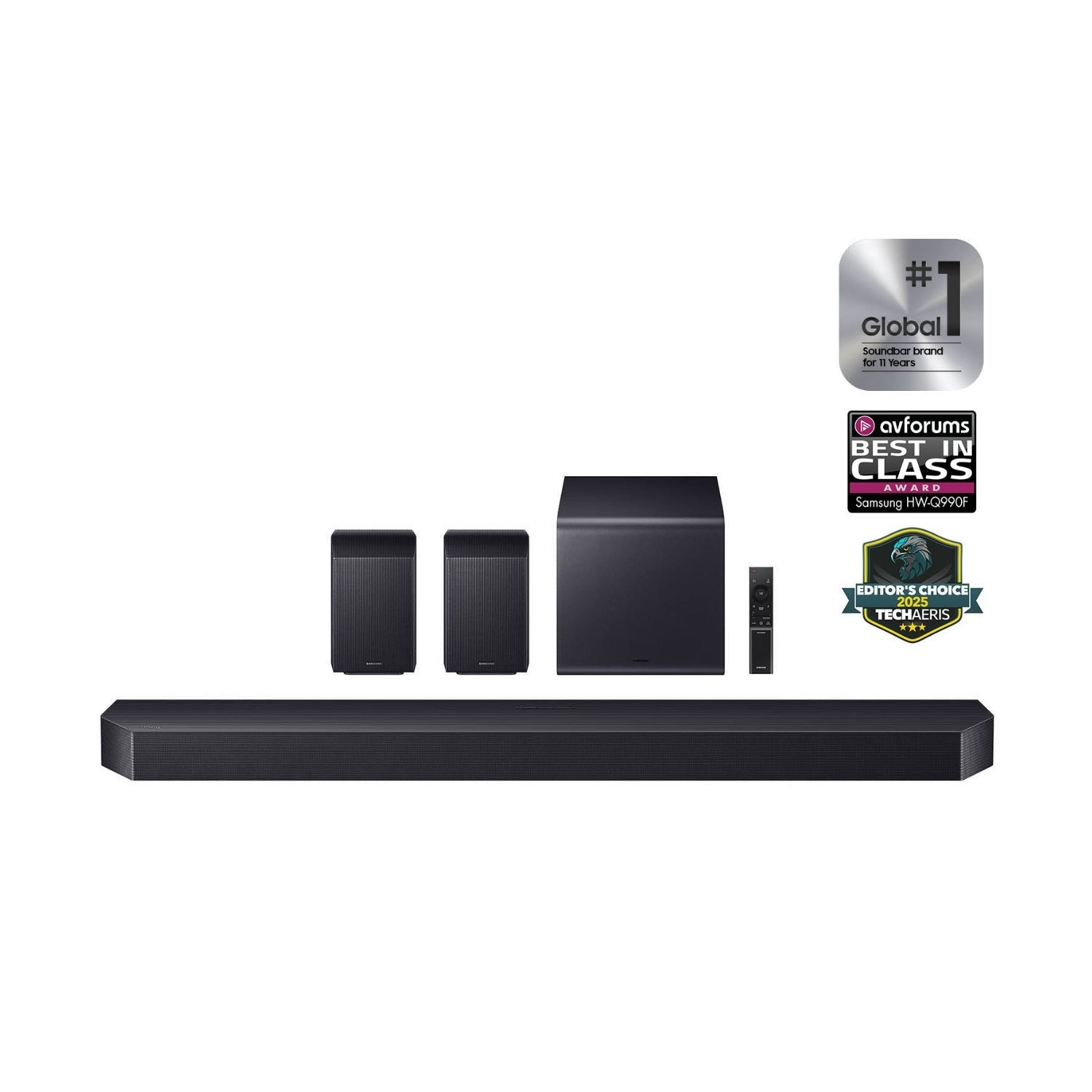 Samsung HW-Q990F/ZC 756-Watt 11.1.4 Channel Sound Bar with Wireless Subwoofer