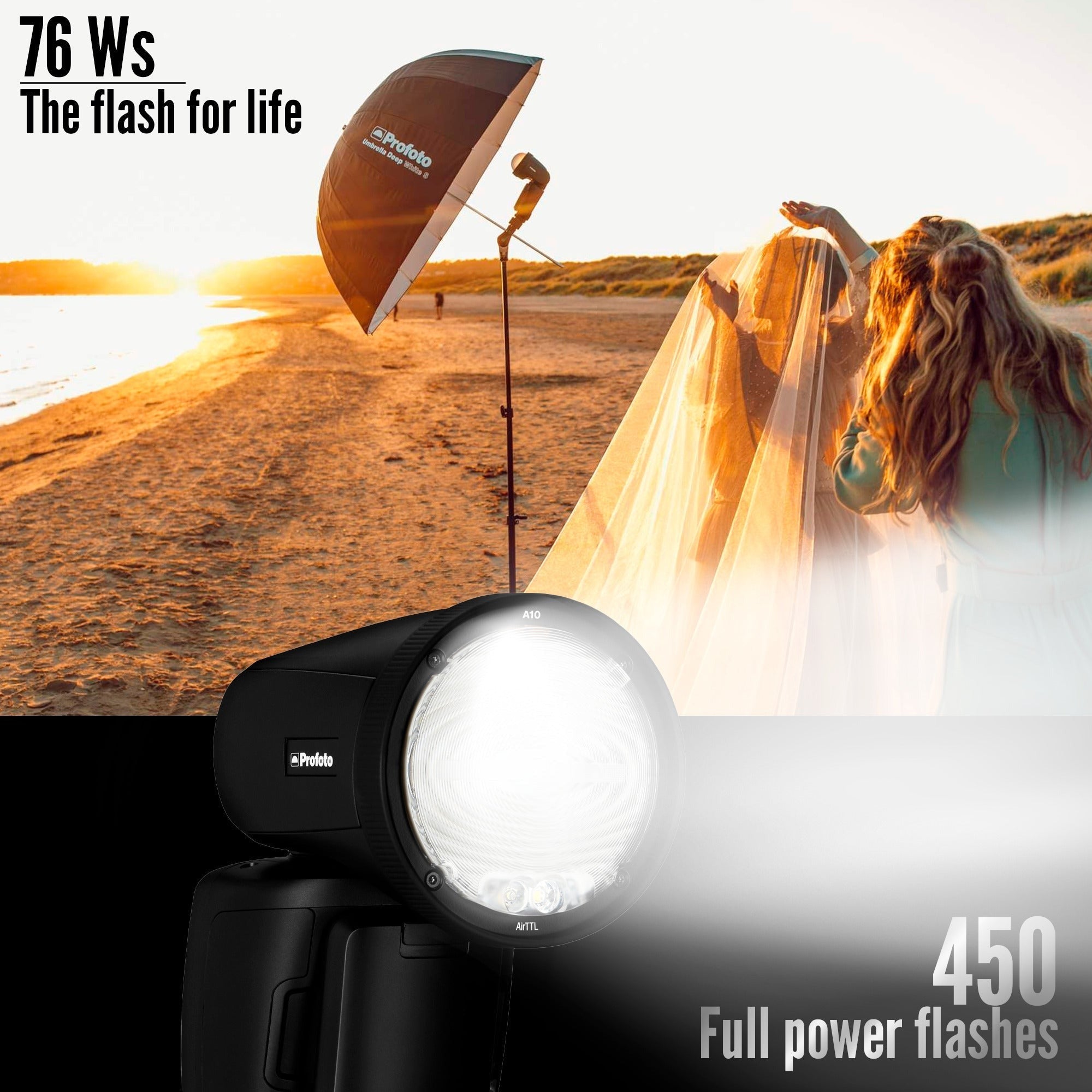 Profoto A10 On-Camera Flash Light for Sony Camera Bundle with Accessories