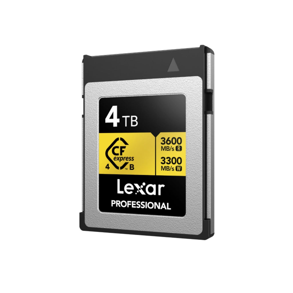 Lexar 4TB Professional GOLD CFexpress 4.0 Type B Memory Card