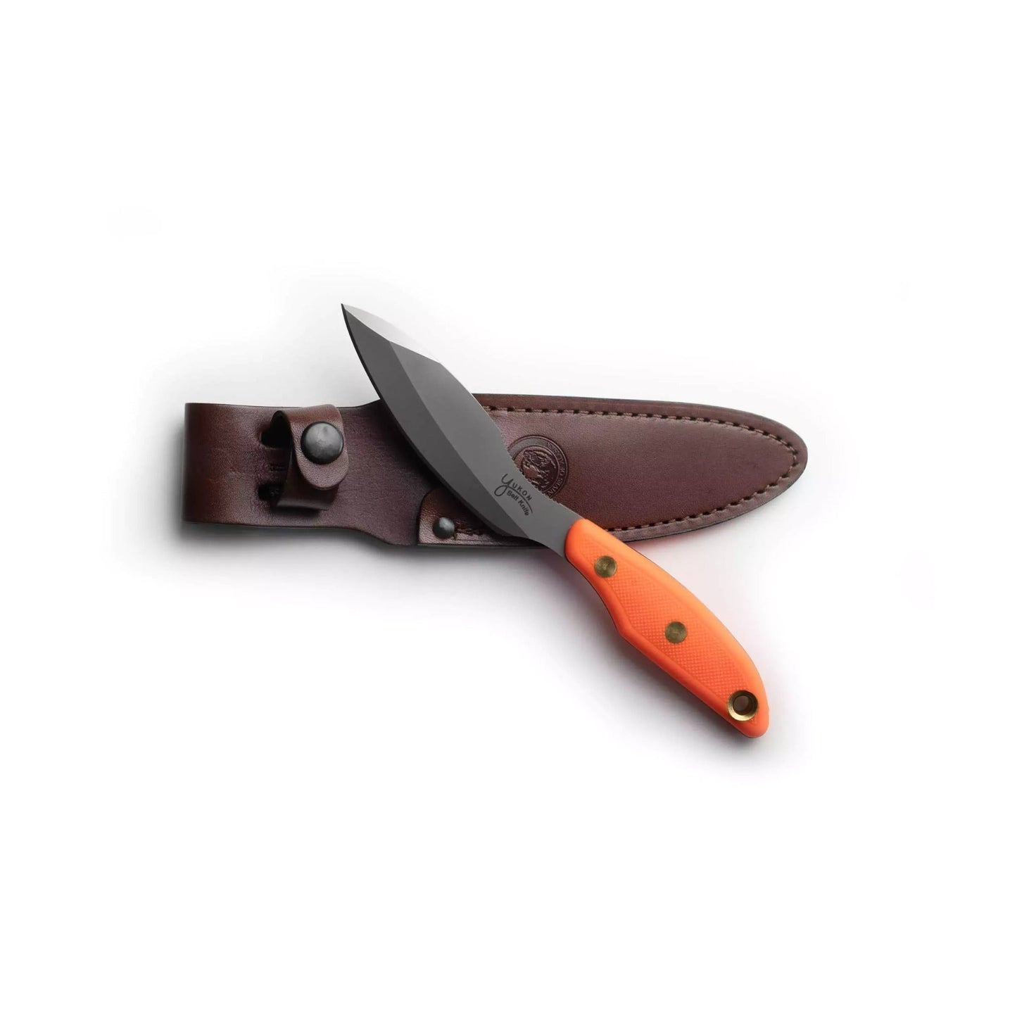 Knives of Alaska Yukon Fixed-Blade Skinning Knife - D2 Steel with Leather Sheath