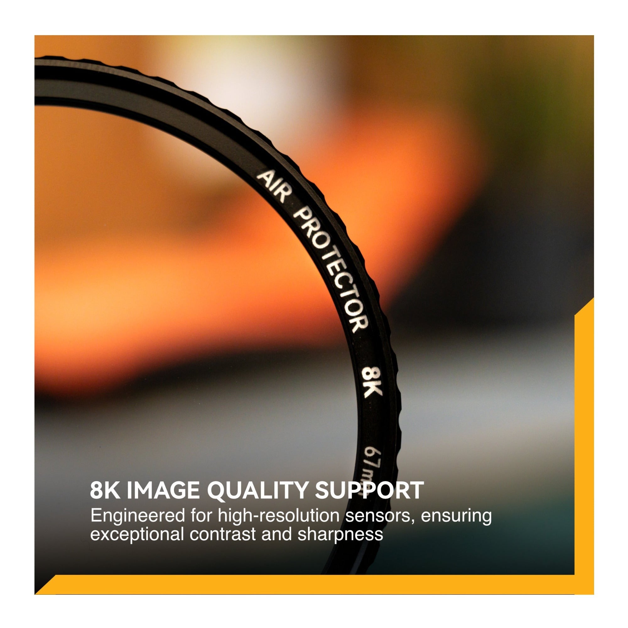 NiSi 105mm Pro Nano Air Protection Filter with 99.8 Peak Transmission & Supports