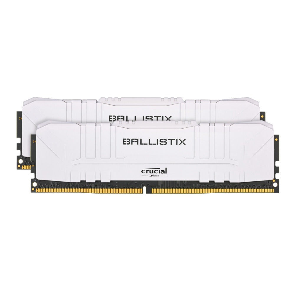 Crucial Ballistix CL15 UDIMM 32GB DDR4-3000 Gaming Memory Kit (2 x 16GB, White)