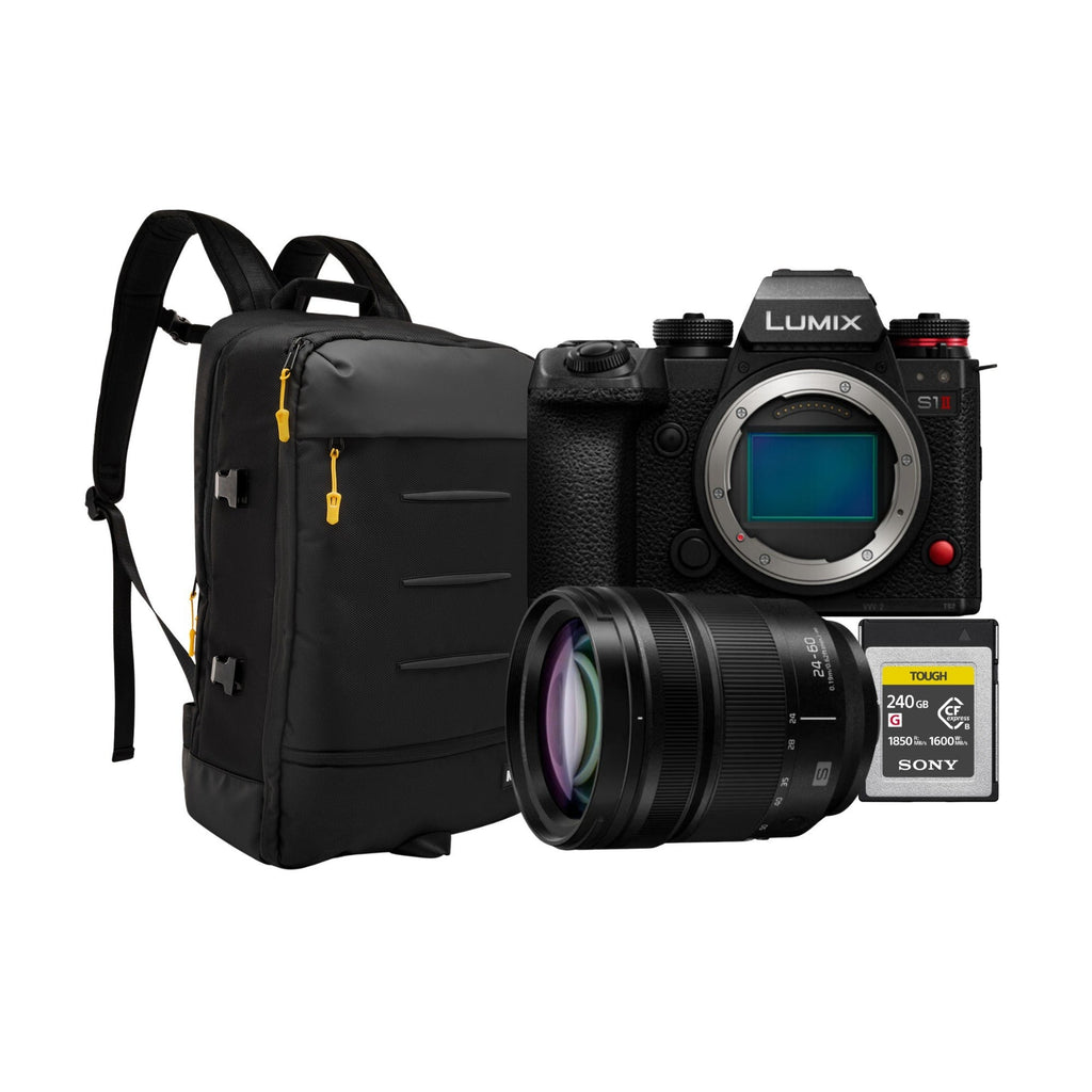 LUMIX S1II Full-Frame Mirrorless Camera Bundle with Accessories