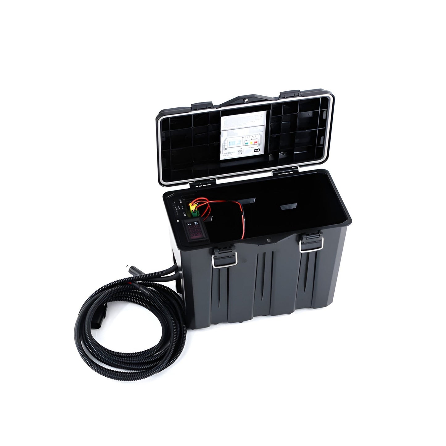 Spartan Corrosion-resistant 12V SLA Battery Box with Output/Solar Dual Cable