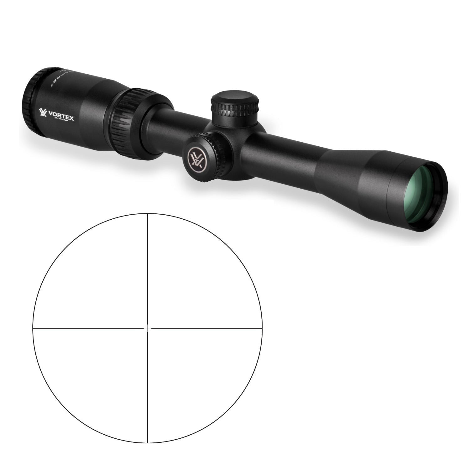 Vortex Crossfire II 2-7x32 Riflescope (V-Plex MOA Reticle)
