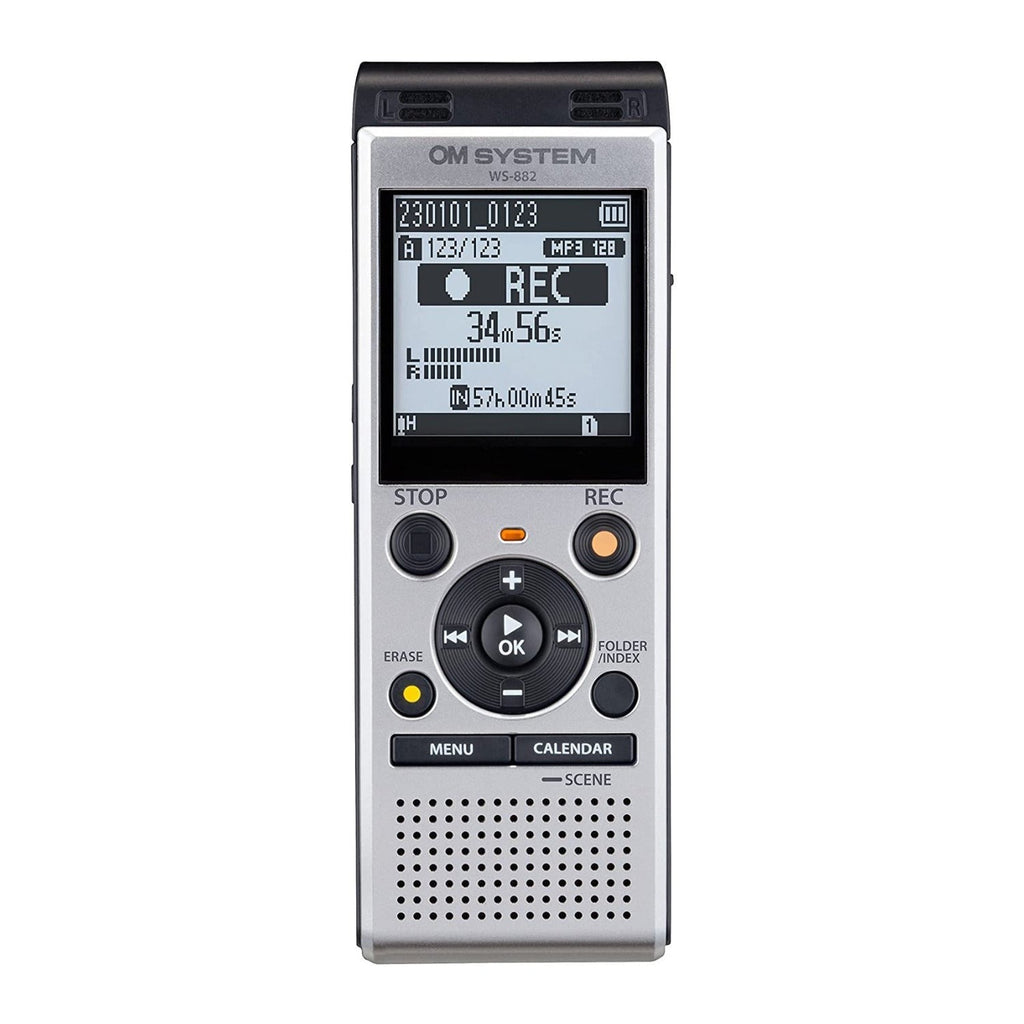 Olympus WS-882 Digital Voice Recorder (Silver and Black)
