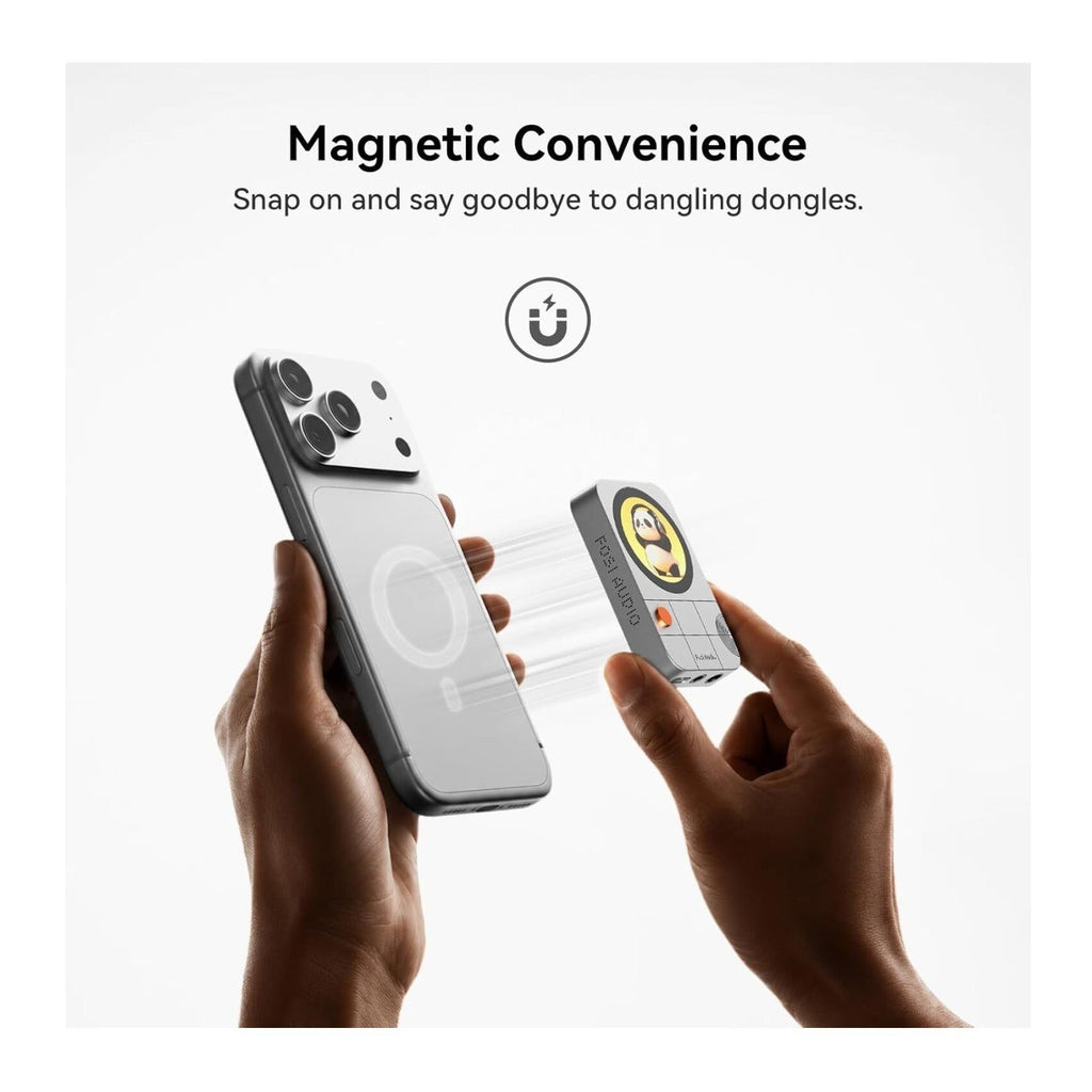 Fosi Audio MD3 Portable Magnetic DAC Headphone Amplifier USB-C (Black)