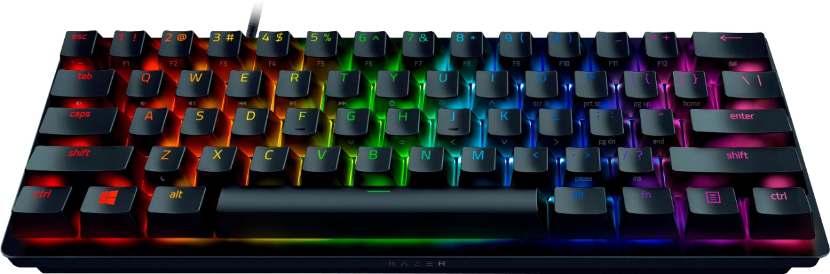 Razer Huntsman Mini Optical Gaming Keyboard, Clicky Switches, RGB Chroma Backlighting (Certified Refurbished)