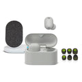 Sony WF-1000XM6 Wireless Earbuds (Platinum Silver) with Accessories Bundle
