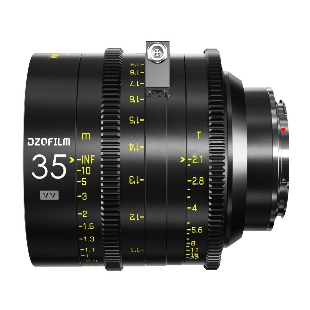DZOFilm VESPID Cyber Full Frame 35mm T2.1 Prime Lens with Real-Time Transmission (PL and EF Mounts)
