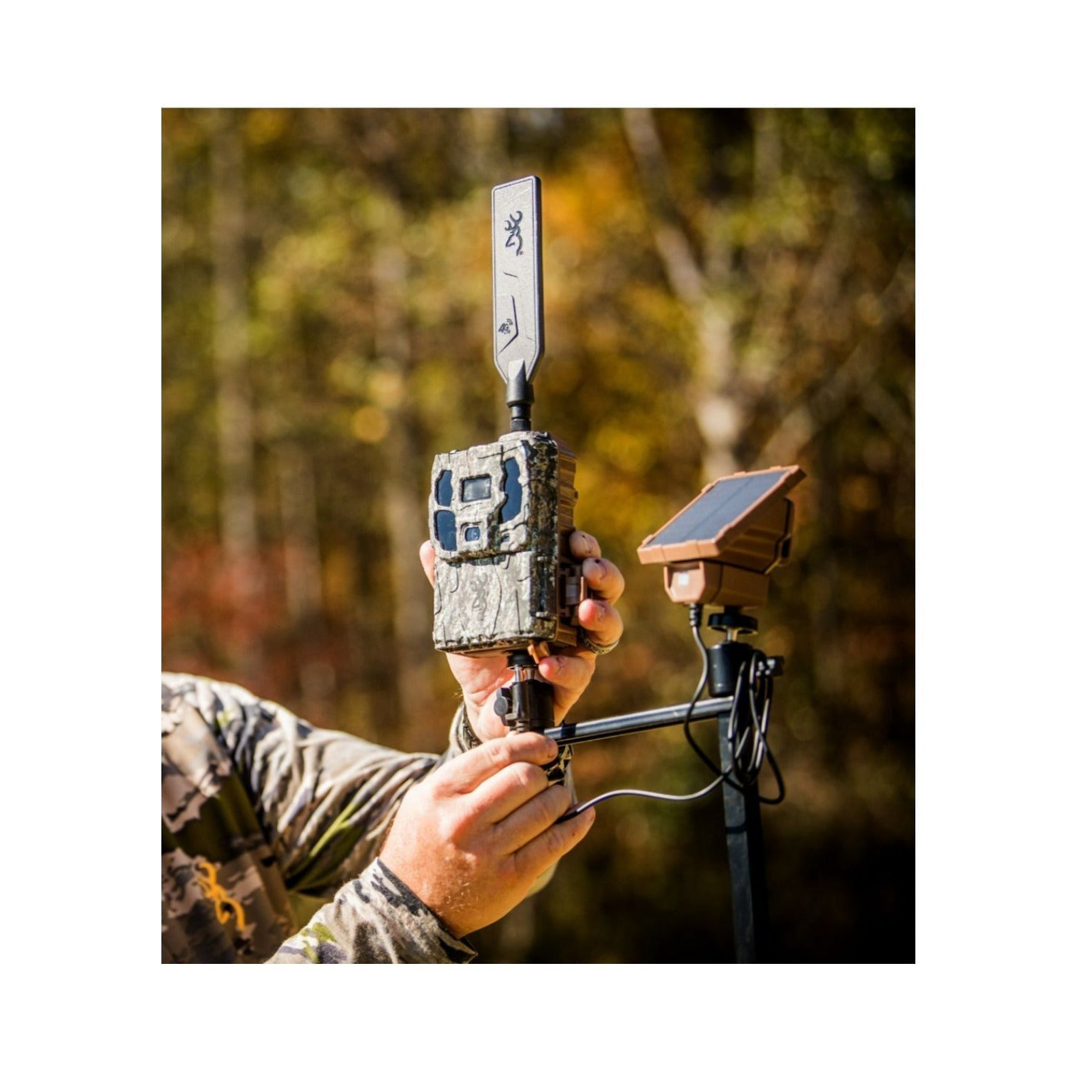 Browning Trail Cameras Universal Solar Camera Power Pack (8-Pack) with Card Reader Bundle