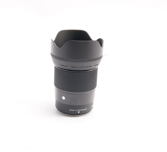 Sigma 23mm F1.4 DC DN Contemporary Lens for Fujifilm X-Mount (Used)