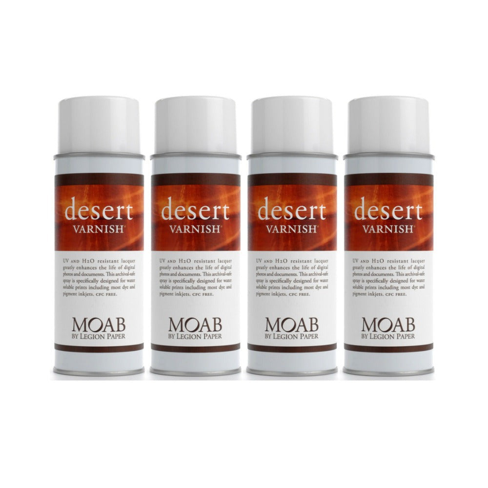 Moab Desert Varnish Spray (400ml, 4-Pack)